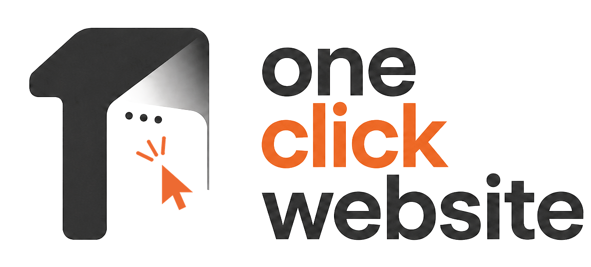 one click website